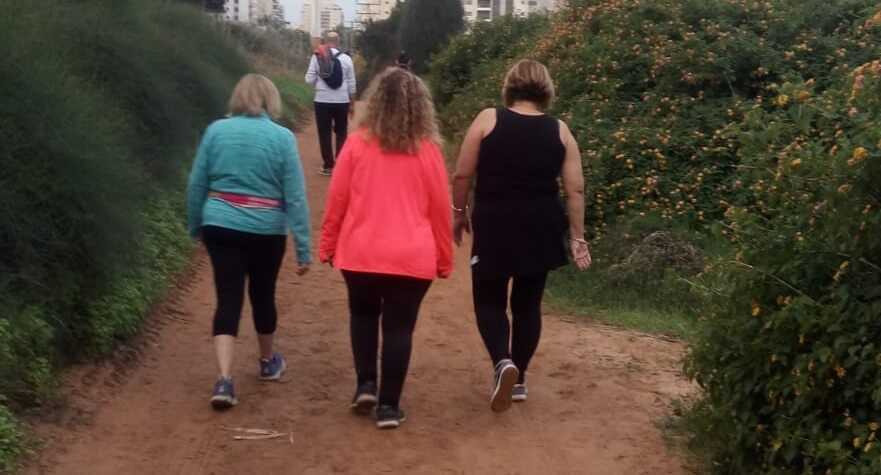 קבוצת הליכה ברחובות - יום שני