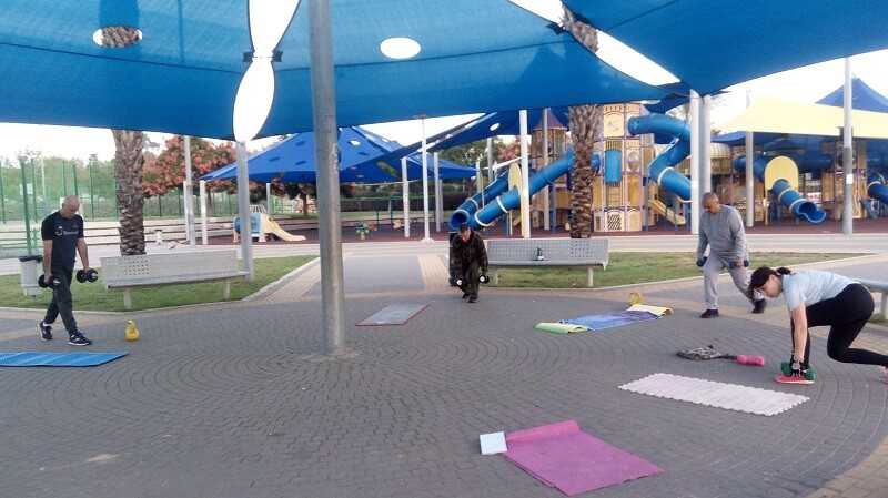 אימון כושר פונקציונלי ברחובות בראשון